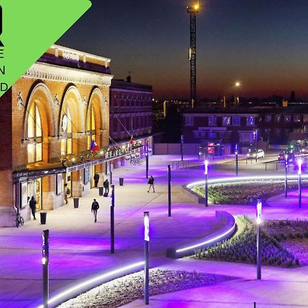 Grand T2 Jardin Wifi Parking Proche Gare Apartment Saint-Quentin  Ngoại thất bức ảnh